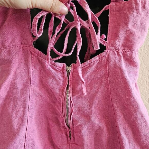 Zara Linen Blend Dress - Picture 8 of 9